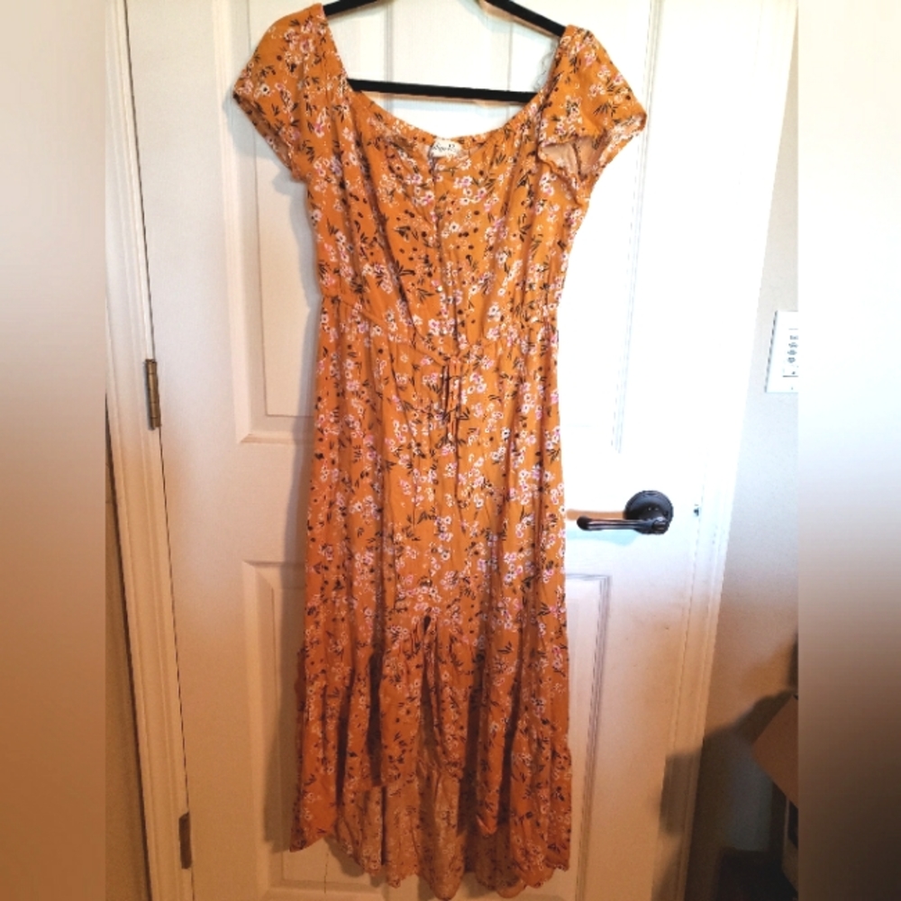 Indigo Rose dress
